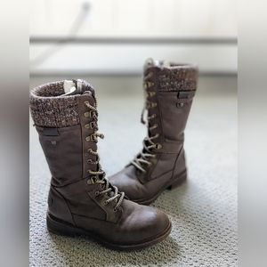 Patrizia women's winter fashion boots brown size 6